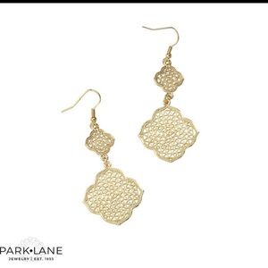 Park Lane Moana Gold Filigree Drop Earrings
